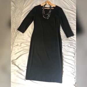 💕2 for $15💕 Black HM Midi Dress